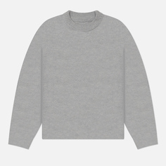 Мужской свитер MKI Miyuki-Zoku Mohair Blend Knit Crew, цвет серый, размер M