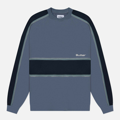 Мужская толстовка Butter Goods Division Crewneck, цвет голубой, размер XL