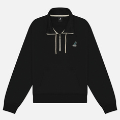 Женская толстовка Kangol Half Zip, цвет чёрный, размер M