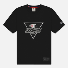 Мужская футболка Champion Legacy Retro Sport Big Logo, цвет чёрный, размер L