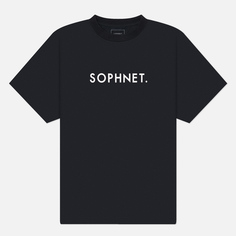 Мужская футболка SOPHNET. SOPHNET. Logo Wide, цвет чёрный, размер XXL