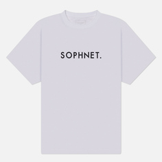 Мужская футболка SOPHNET. SOPHNET. Logo Wide, цвет белый, размер XXL