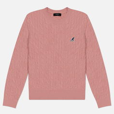 Женский свитер Kangol Classic Logo, цвет розовый, размер S