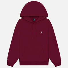 Мужская толстовка Kangol KNGL Pocket Hoodie, цвет бордовый, размер S