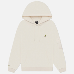 Мужская толстовка Kangol KNGL Pocket Hoodie, цвет бежевый, размер L