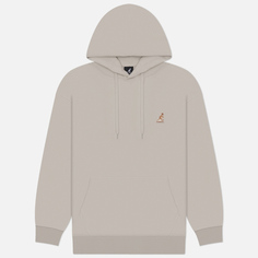 Мужская толстовка Kangol Logo Patch Hoodie, цвет бежевый, размер M