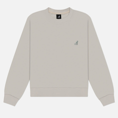Женская толстовка Kangol Classic Logo, цвет бежевый, размер M