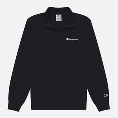 Мужская толстовка Champion Small Logo Half-Zip, цвет синий, размер L
