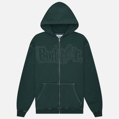 Мужская толстовка Butter Goods Breakdown Zip-Thru Hoodie, цвет зелёный, размер L