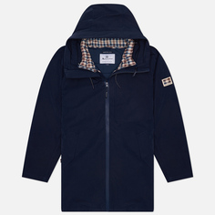 Мужская куртка парка Aquascutum Hydro 3-Way Active Club Check, цвет синий, размер S