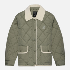 Женская стеганая куртка Kangol Primaloft Quilting, цвет зелёный, размер M