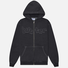 Мужская толстовка Butter Goods Mineral Wash Zip-Thru Hoodie, цвет серый, размер XL