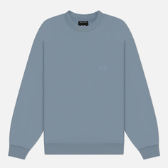 Мужская толстовка Y-3 Brushed Terry Crew, цвет голубой, размер M