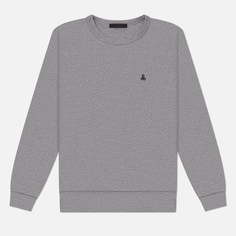 Мужская толстовка SOPHNET. Compact Double Knit Crewneck, цвет серый, размер XXL