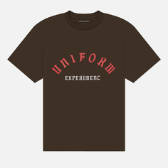Мужская футболка uniform experiment Old School, цвет оливковый, размер L