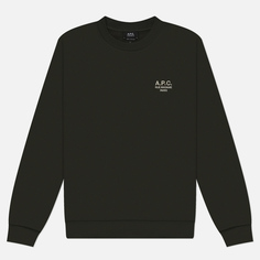 Мужская толстовка A.P.C. Standard Rue Madame GOTS, цвет оливковый, размер S
