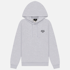 Мужская толстовка A.P.C. Standard Rue Madame Hoodie GOTS, цвет серый, размер S