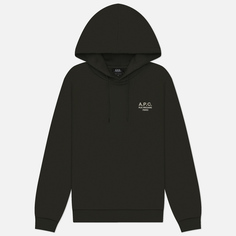 Мужская толстовка A.P.C. Standard Rue Madame Hoodie GOTS, цвет оливковый, размер S