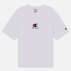 Мужская футболка Champion Big C Logo Crew Neck, цвет белый, размер XXL