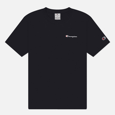 Мужская футболка Champion Small Logo Crew Neck, цвет чёрный, размер XXL