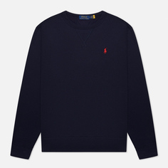 Мужская толстовка Polo Ralph Lauren Embroidered Pony Fleece Crew Neck, цвет синий, размер M