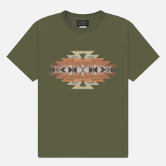Мужская футболка Pendleton Highland Peak, цвет оливковый, размер L