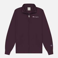 Женская толстовка Champion Small Logo Full-Zip Fleece, цвет фиолетовый, размер M