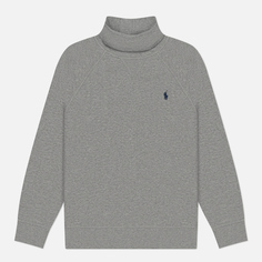 Мужская толстовка Polo Ralph Lauren Embroidered Pony Fleece Turtle Neck, цвет серый, размер M