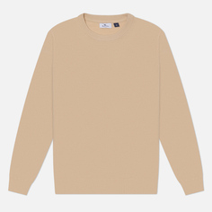 Мужской свитер Aquascutum Active Club Check Sleeves, цвет бежевый, размер L