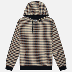 Мужская толстовка Aquascutum Active Club Check Hoodie, цвет синий, размер XL