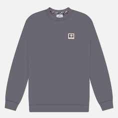 Мужская толстовка Aquascutum Active Patch Crewneck, цвет серый, размер S