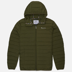 Мужской пуховик Aquascutum RLG Active Hooded 100GR, цвет оливковый, размер XL