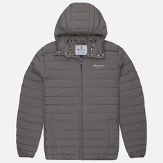 Мужской пуховик Aquascutum RLG Active Hooded 100GR, цвет серый, размер M