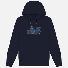 Мужская толстовка Peaceful Hooligan Hex Dove Hoodie, цвет синий, размер S