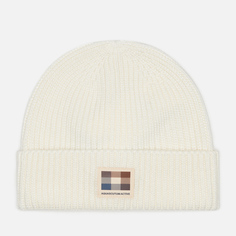 Шапка Aquascutum Active Patch, цвет белый