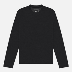 Женский лонгслив Y-3 Regular Premium, цвет чёрный, размер XS