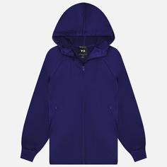 Женская куртка ветровка Y-3 Tech Seersucker Zip Hoodie, цвет фиолетовый, размер M