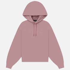 Женская толстовка Y-3 Brushed Terry Boxy Hoodie, цвет розовый, размер S