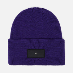 Шапка Y-3 Patch Zip Pocket, цвет фиолетовый