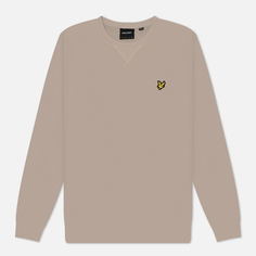 Мужская толстовка Lyle & Scott Crew Neck Regular Fit, цвет бежевый, размер L