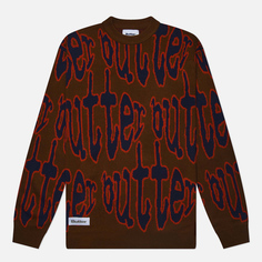 Мужской свитер Butter Goods Frenzy Knit, цвет коричневый, размер L