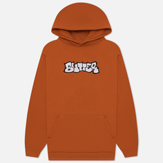 Мужская толстовка Butter Goods Perspective Applique Pullover Hoodie, цвет оранжевый, размер L