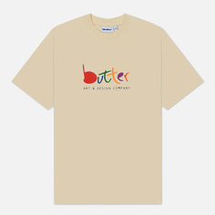 Мужская футболка Butter Goods Art, цвет бежевый, размер L