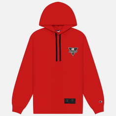 Мужская толстовка Champion Legacy Retro Sport Hoodie, цвет красный, размер L