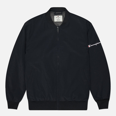 Мужская куртка бомбер Champion Bonded Stretch Nylon, цвет чёрный, размер XXL