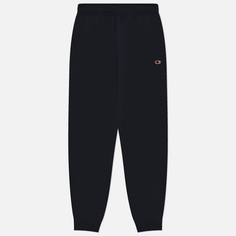 Мужские брюки Champion C Logo Fleece Slim Fit Joggers, цвет синий, размер XXL