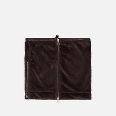 Шарф UNAFFECTED Fleece Zip Up Neck Warmer, цвет коричневый