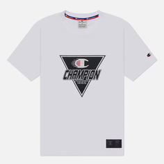 Мужская футболка Champion Legacy Retro Sport Big Logo, цвет белый, размер M