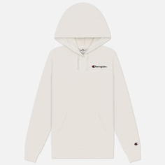 Женская толстовка Champion Small Logo Slim Fit Hoodie, цвет белый, размер M
