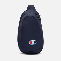 Сумка Champion C Logo Water Repellent Sling, цвет синий